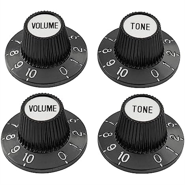 Tone Volume Control Knobs for Guitar Bass Amplifier Effect Pedal