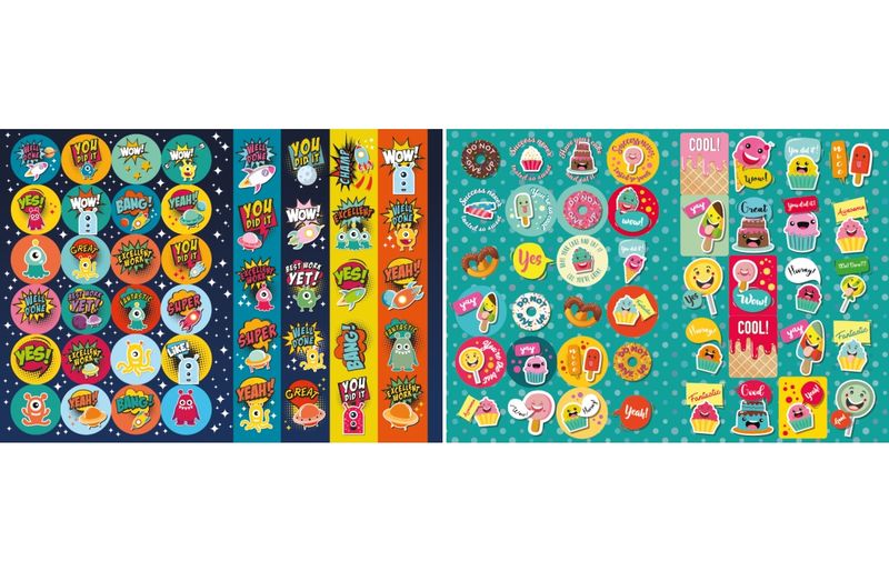 Redfern Reward Stickers Boy and Girl -176 Stickers