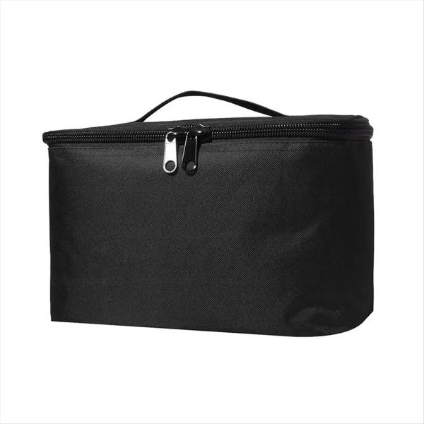 Large Capacity Picnic Bag Outdoor Camping Portable Lunch Box Black