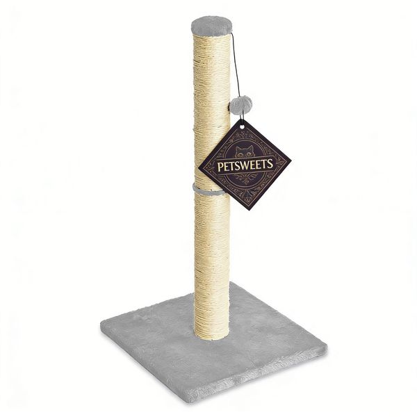 73 cm Tall Ultimate Cat Scratching Post - Light Grey