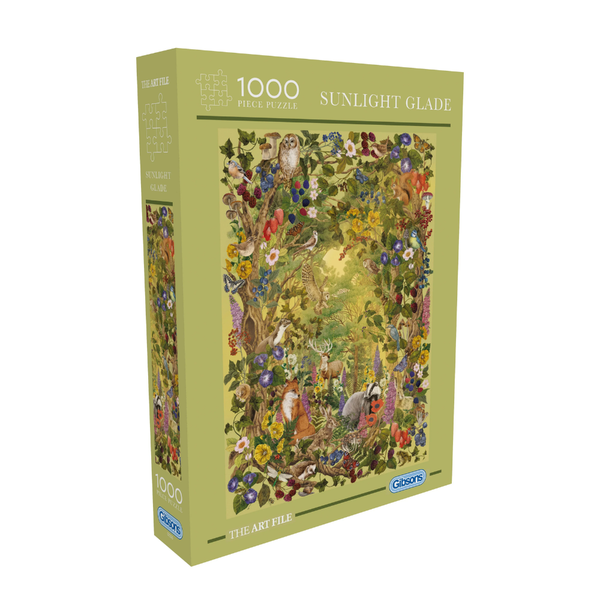 Gibsons - The Art File: Sunlight Glade - 1000 Piece Jigsaw Puzzle