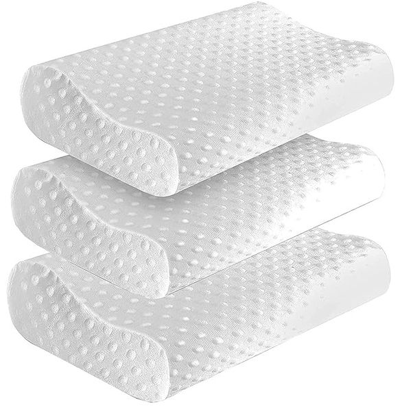 Neck Back Pain Relief Memory Foam Cervical Contour Pillow