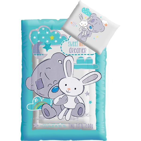 TINY TATTY TEDDY Official Licensed Baby Cot Comforter Set - Soft &amp; Cozy