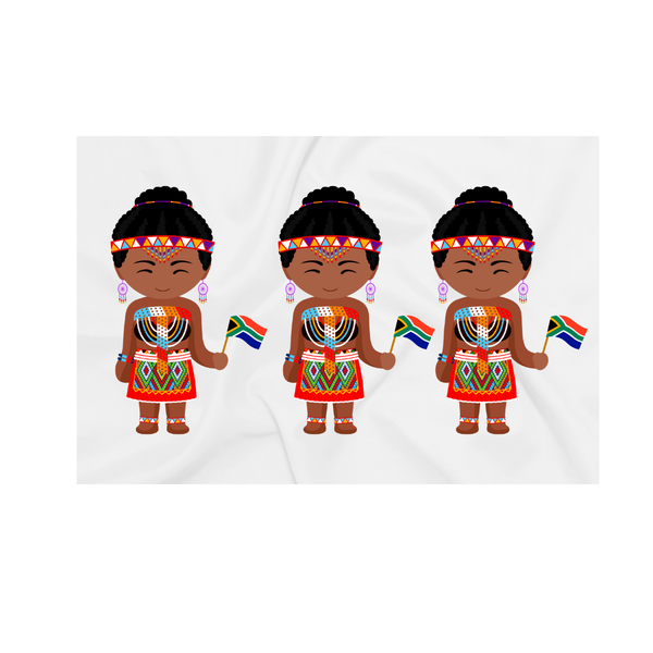 Katz Designs Baby Blanket - South Africa Theme