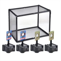 Auto Reset Target Set for Indoor Outdoor Practice Target Range Black