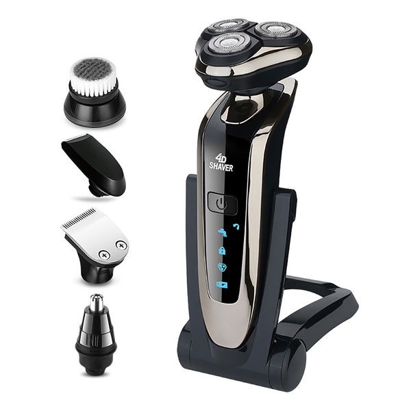Electric Shaver Razor for Men Shaving with Nose Trimmer Sideburns