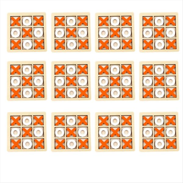 Table Games Chess Games Children's Xo Tic-Tac-Toe Blue and White