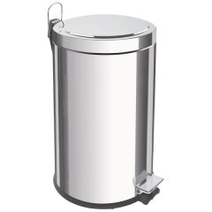 Tramontina 1 Million Cycle Steps Warranty Stainless Steel Trash Bin 12lt