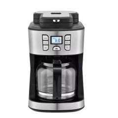 Silver Coffee Maker Dribble Machine