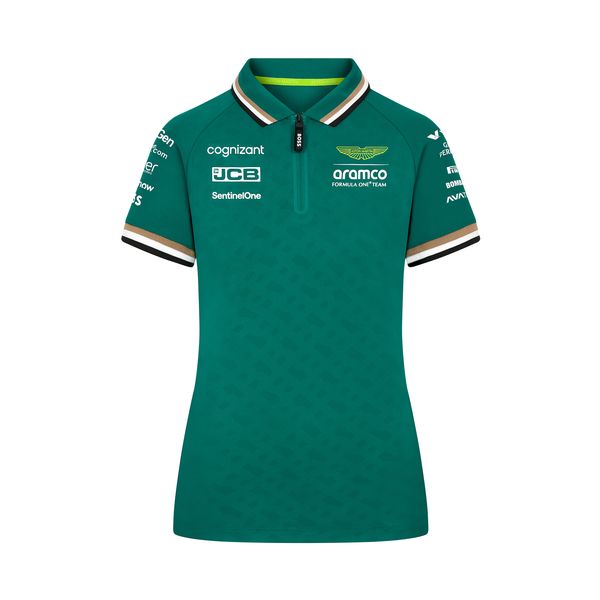 2024 Aston Martin F1 Team Women's Green Polo Shirt