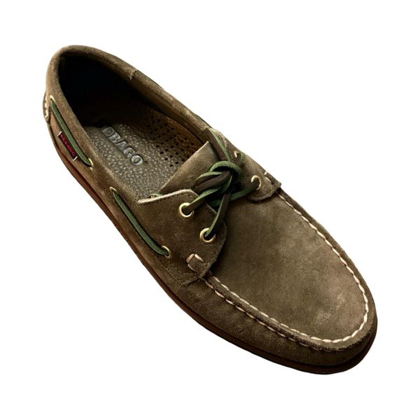Men's Classic Leather Boat Shoes - Lace-Up Casual Deck Loafers