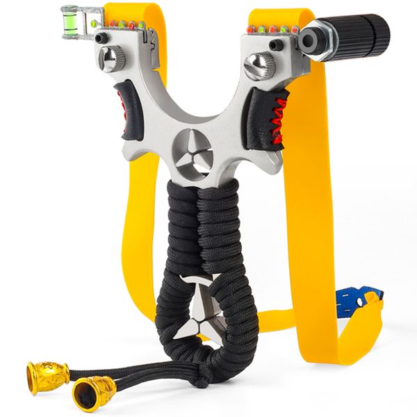 Outdoor Slingshot with Laser Aiming Metal Alloy With 100 Steel Balls