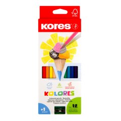 Kores Kolores Colour Pencils and 1 Sharpener
