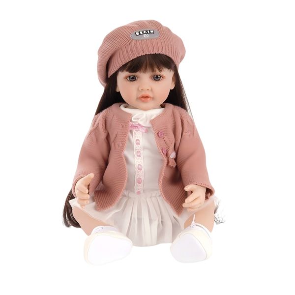 55cm Realistic Baby Doll - Soft Vinyl Lifelike Doll with Outfit
