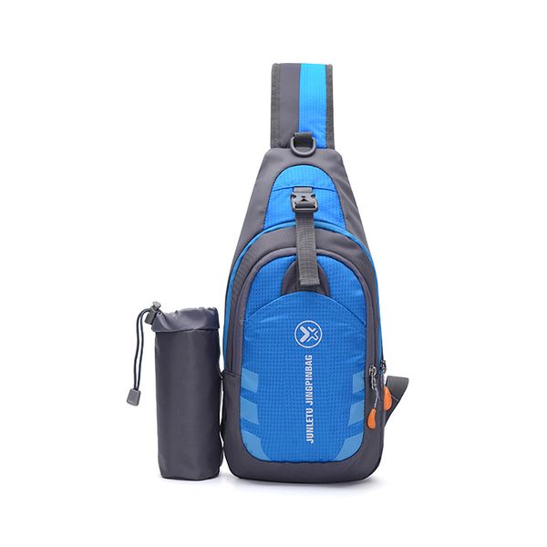 JUNLETU Chest Crossbody Sling Backpack Bag with Bottle Holder