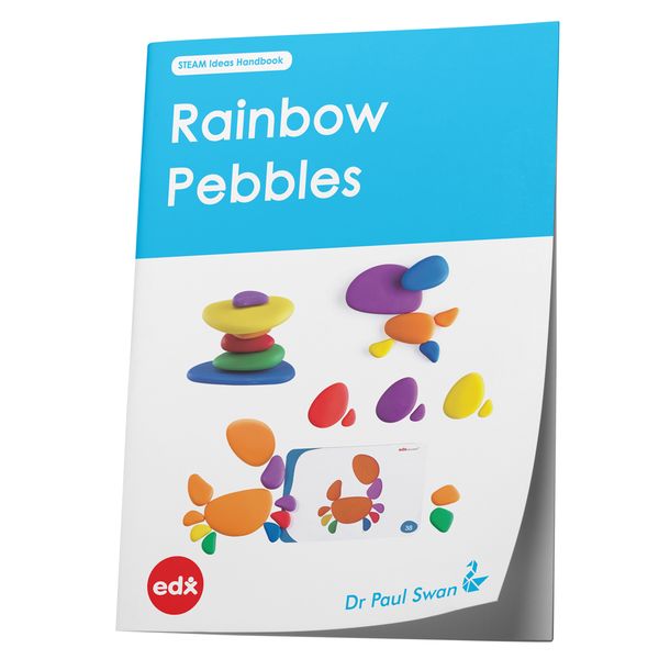 EDX Education Rainbow Pebbles Activity Book