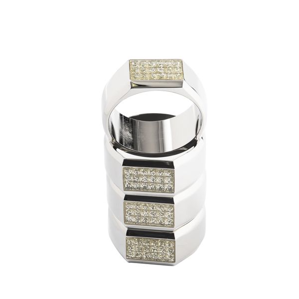 Jenna Clifford - Set of 4 Diamond Napkin Ring