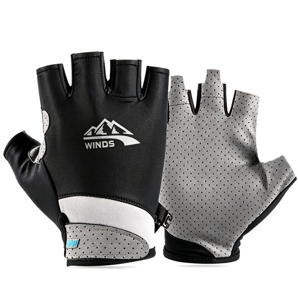 Half-Finger sports Gloves, Breathable Anti-Slip for Cycling, Driving