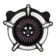 Motorcycle Air Intake Filter with CNC Aluminium Modification
