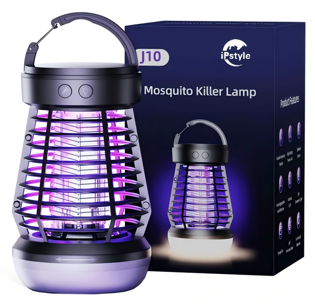 IPSTYLE Outdoor Camping Mosquito Repellent Lamp with SOS Dimmable Light