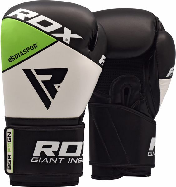 RDX Boxing Gloves Rex F11 Green (Size: 12oz)
