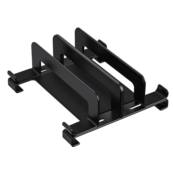 Laptop Stand Holder Adjustable Vertical Desktop Notebook Dock Silver