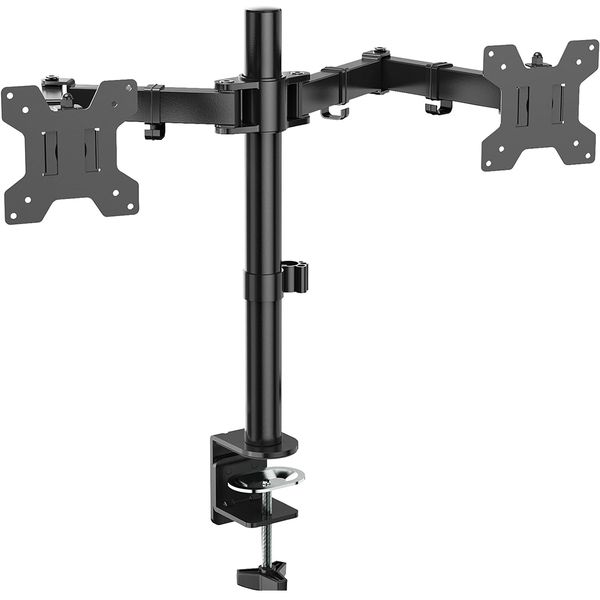 Dual Monitor Desk Mount Fully Adjustable Monitor Arm Stand Up to 30 inch