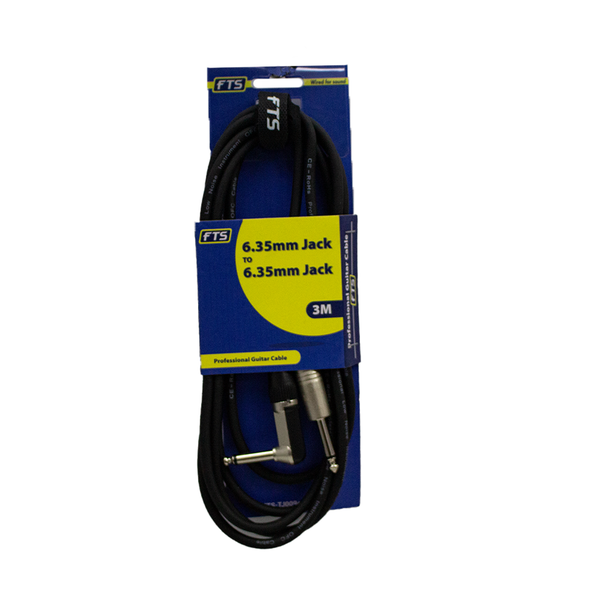 FTS 3M 6.35mm to 6.35mm Guitar Cable [TJ003+TJ054]