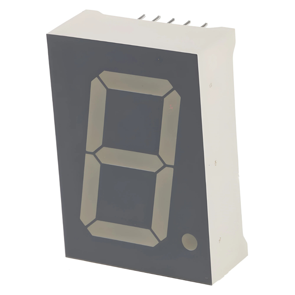 SC10-21SRWA - 1 Digit 7Seg LED Display 1.0" Common Cathode Red 18000 cd