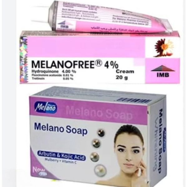 Melanofree 4% Cream and Melano Soap