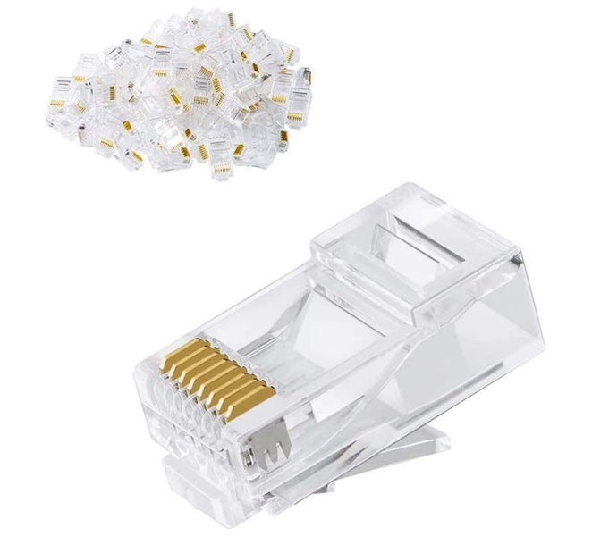 SiRCONY RJ45 Connectors - 100pcs CAT5e/ CAT6e