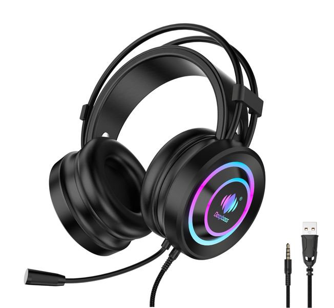 DEEPBASS DT-05 RGB Gaming Headset with Microphone - Wired Headphones