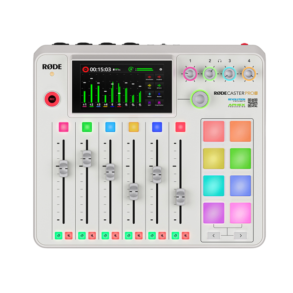 Rode RodeCaster Pro II - All-in-One Audio Production Solution (White)