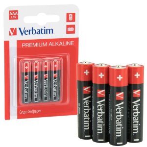 Verbatim Premium Alkaline- AA 1.5V (4Pack)