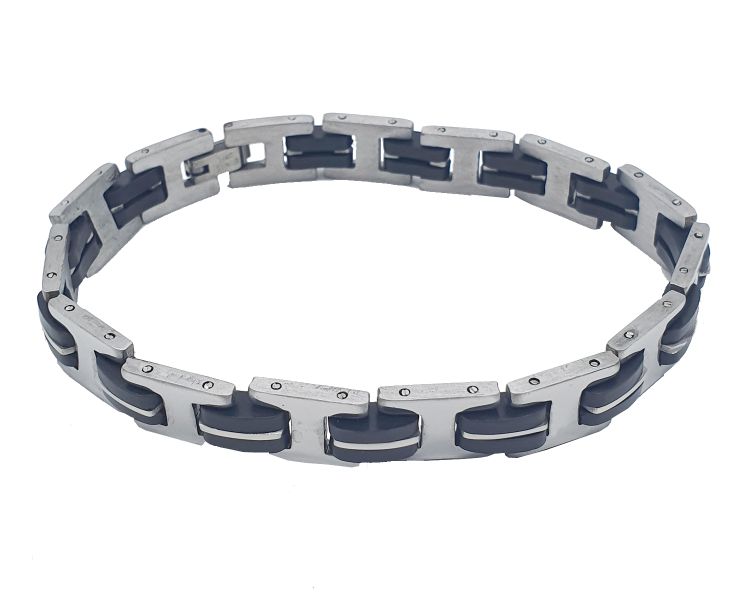 Fabulae Men's Steel Bracelet, Cole