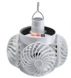 Rechargeable Fan Light OutdoorCamping Led Bubble Solar Football Fan Light