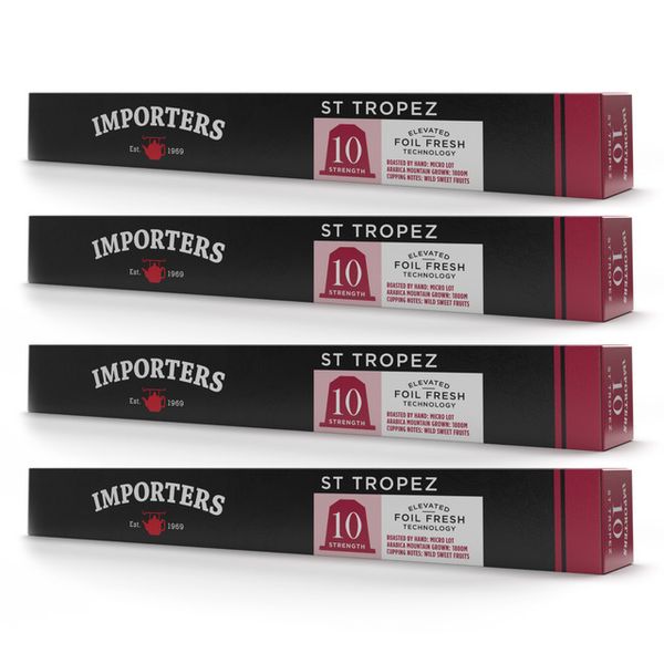 Importers St Tropez Nespresso Compatible Coffee Capsules - 40