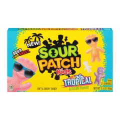 Sour Patch Kids Tropical Soft &amp; Chewy Gummy Sweets Theater Box (99g) Pack 2