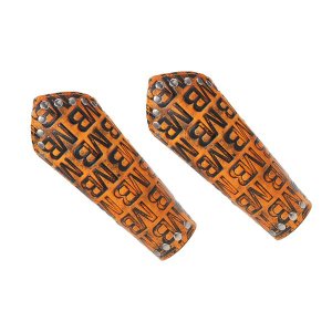 Cowhide Bracers - Yellow - Ba-Br010-Y