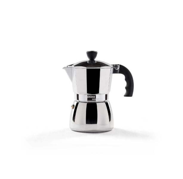 Ipac Ideale Coffee Espresso Maker 3Cup Shine Stainless Steel Induction