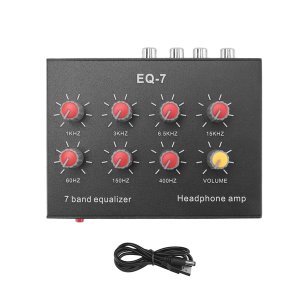 EQ-7 Car Audio Headset Amplifier 7-Band EQ Equalizer Sound Equalizer