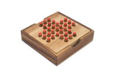 Peg Solitaire - Wooden Board Game