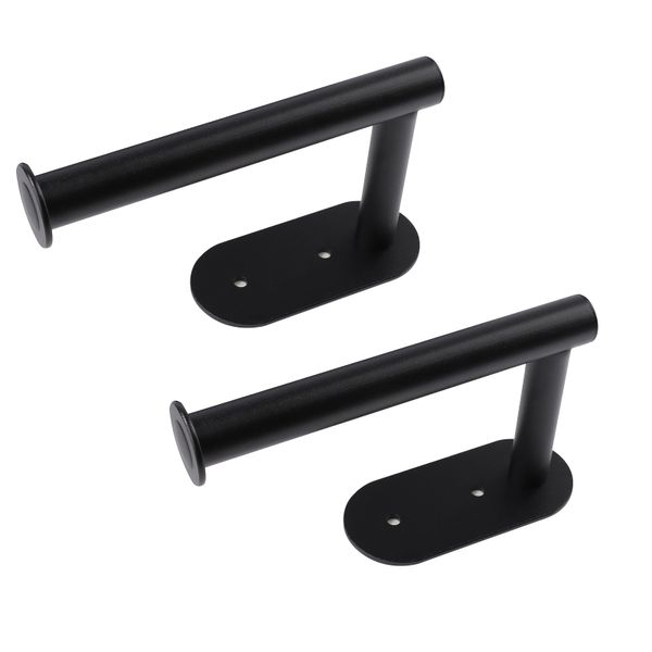 Adhesive Aluminium Toilet Tissue Roll Holder for Bathroom Washroom 2Piece