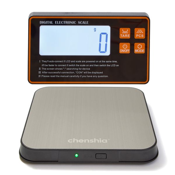 Chenshia 15kg Smart Kitchen Scale Meal Prep&amp;Weight Loss Food tracking Tool