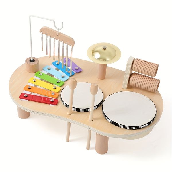 Early Learning Multifunctional Music Table Toy - Portable Percussion