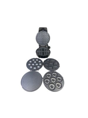 5-in-1 Multi-Functional Snack Maker - Waffle, Sandwich &amp; More