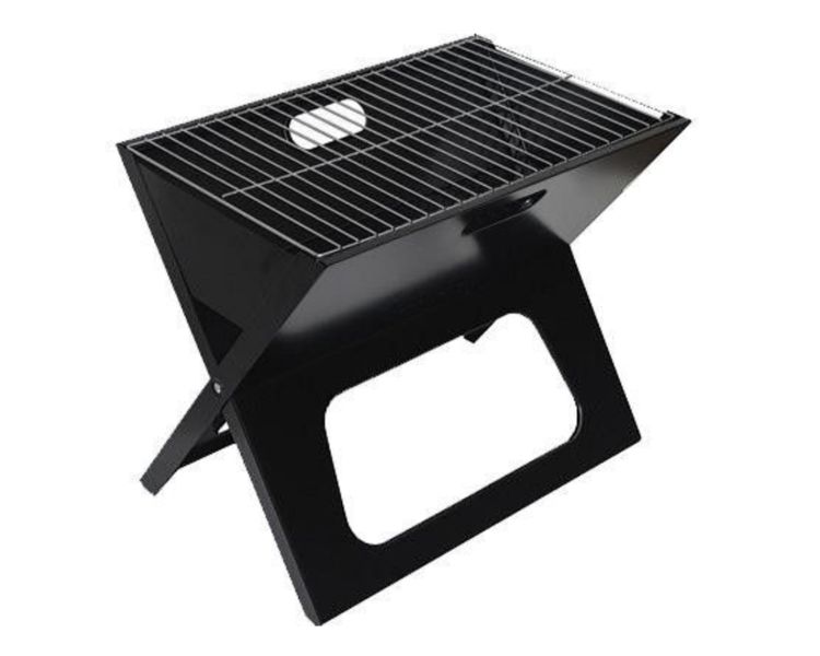 Portable Folding BBQ Braai Stand - Charcoal