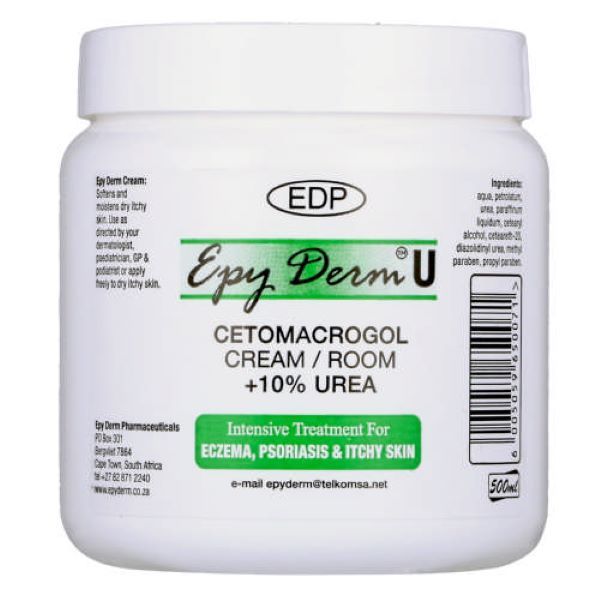 Epy Derm U 10% Urea Cream 500ml
