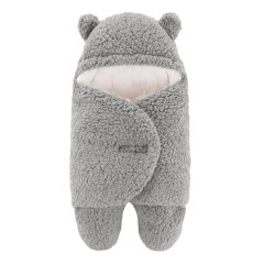 Baby Swaddle Sleeping Bag Plush Swaddle Blanket Baby Blanket
