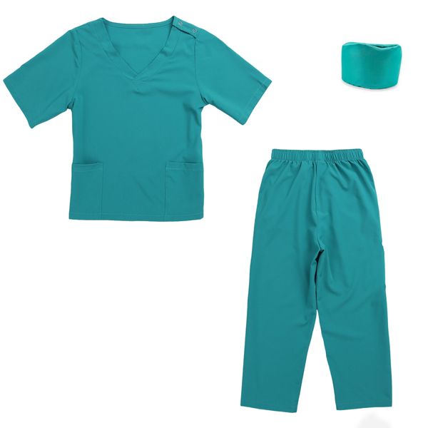 Kids' Doctor Surgery Costume - Surgeon Dress Up Coat with Hat